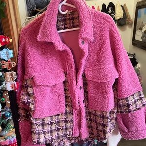 POL Sherpa jacket nwot small